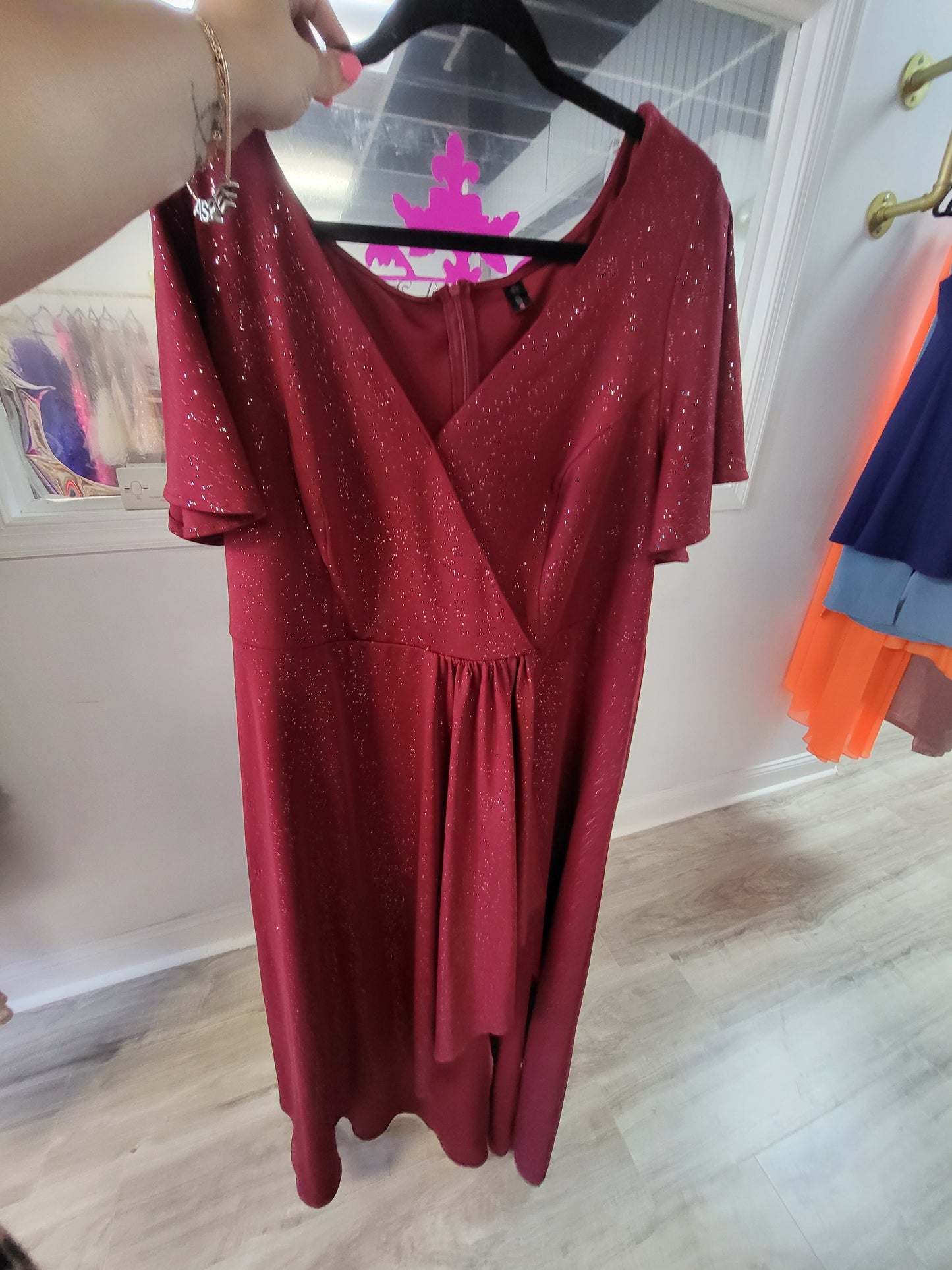 Red Sparkle Women's Dress