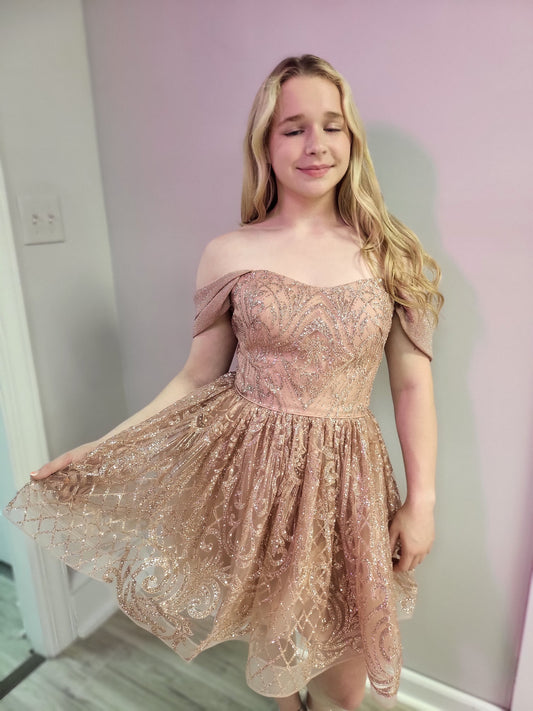 Rose Gold Sherri Hill Dress