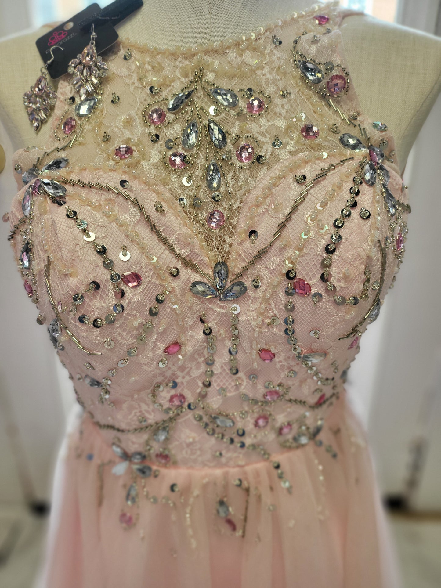 Sequin Pink Dress