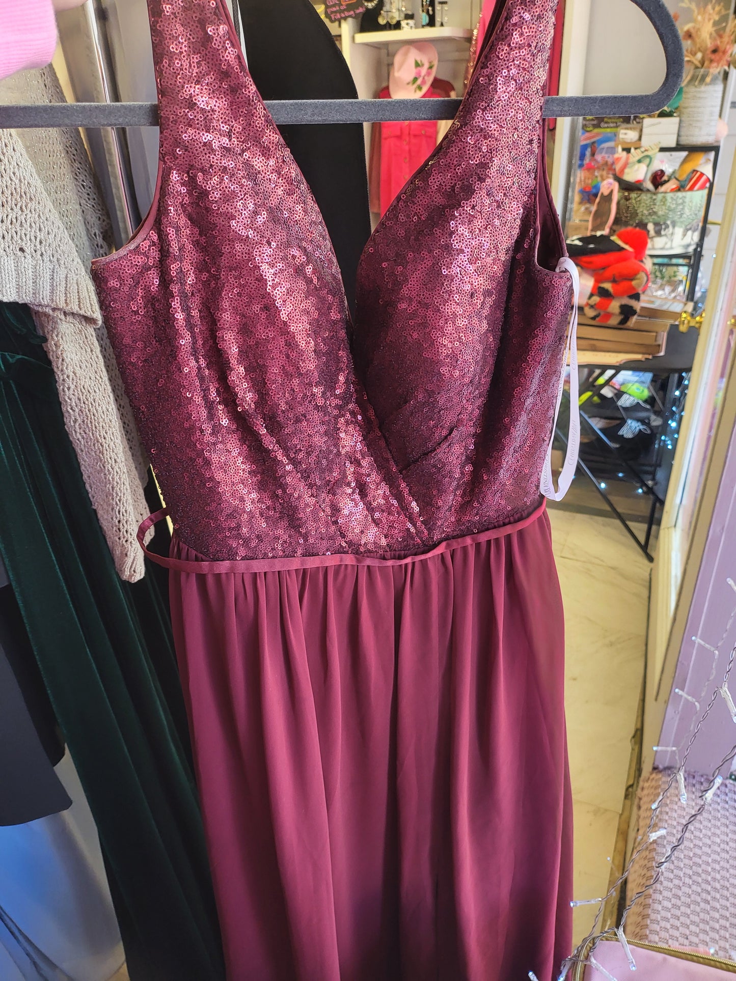 Maroon Gown