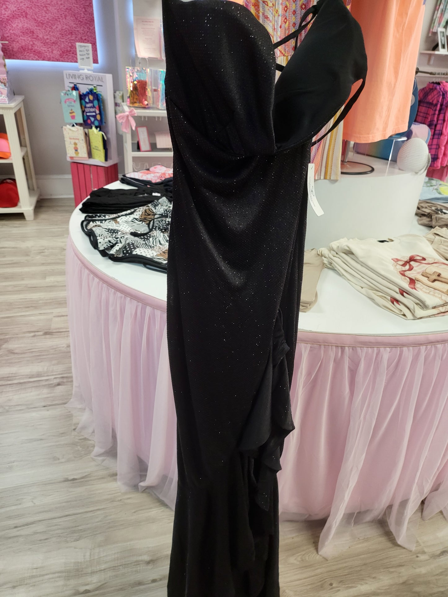 Black Shimmer Dress