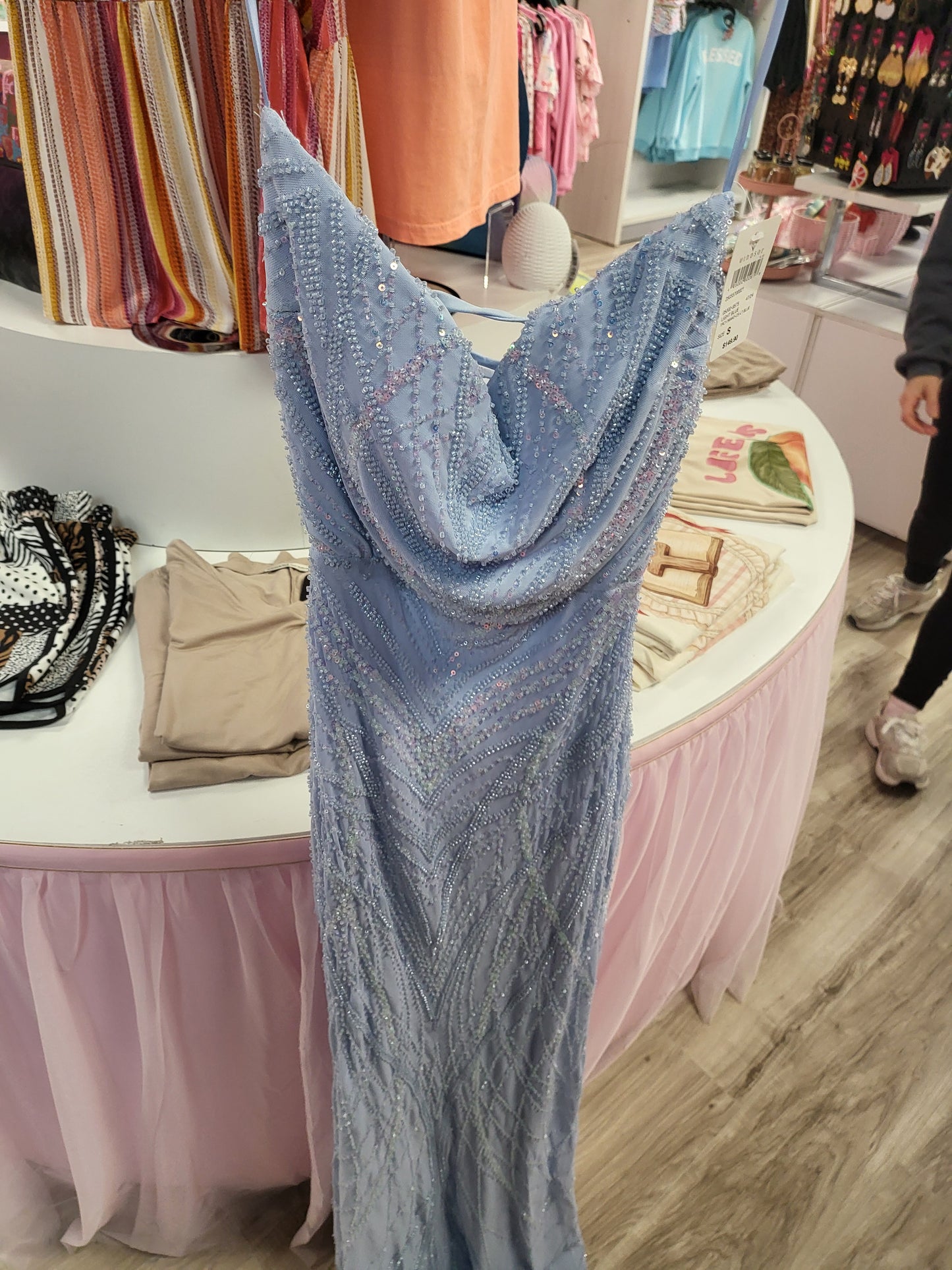 Light Blue Sparkle Dress