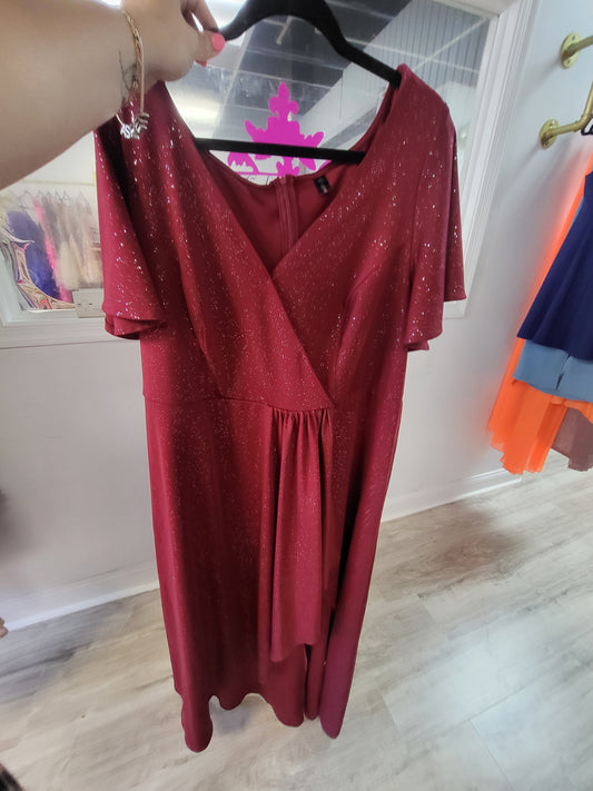 Red Sparkle Women's Dress