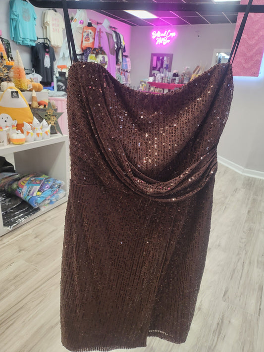 Short Brown Dress