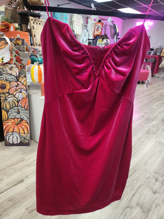 Short Pink Velvet