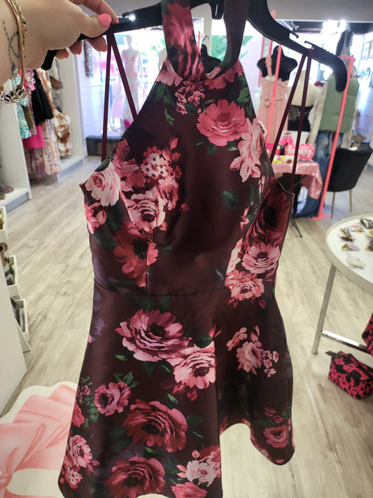 Maroon Floral