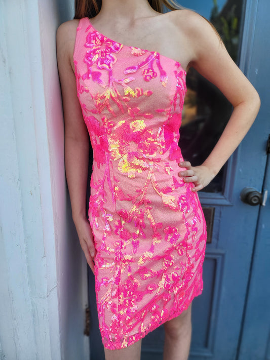Pink Short Sequin