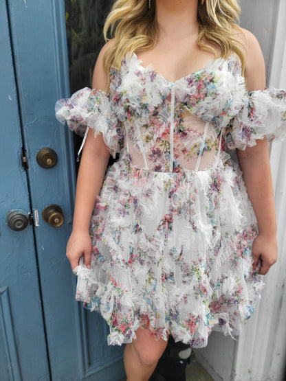 Floral Tulle Dress
