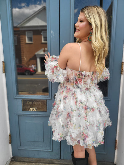 Floral Tulle Dress