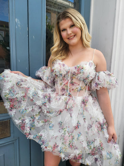 Floral Tulle Dress