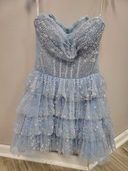 Light Blue Sherri Hill Dress