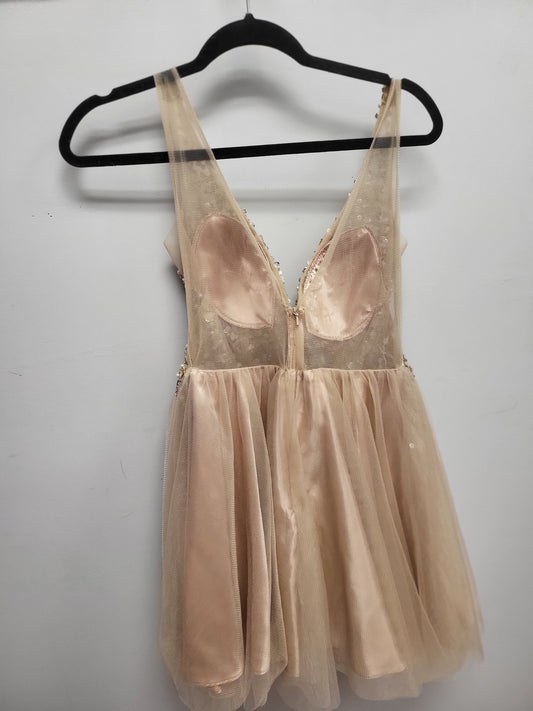 Short Rose Gold Dress