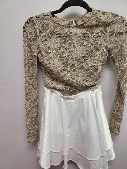 Champagne Accent Dress