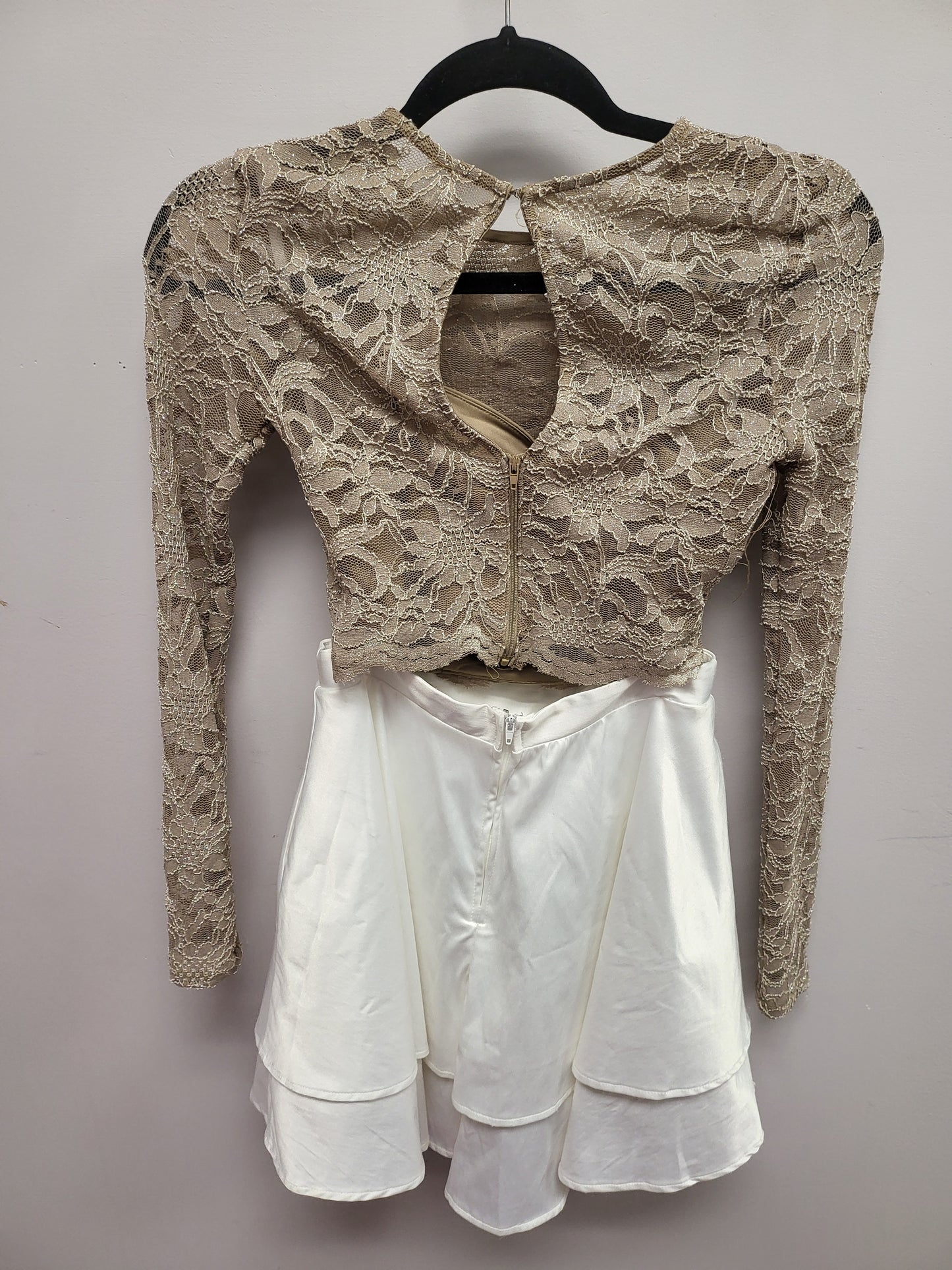 Champagne Accent Dress