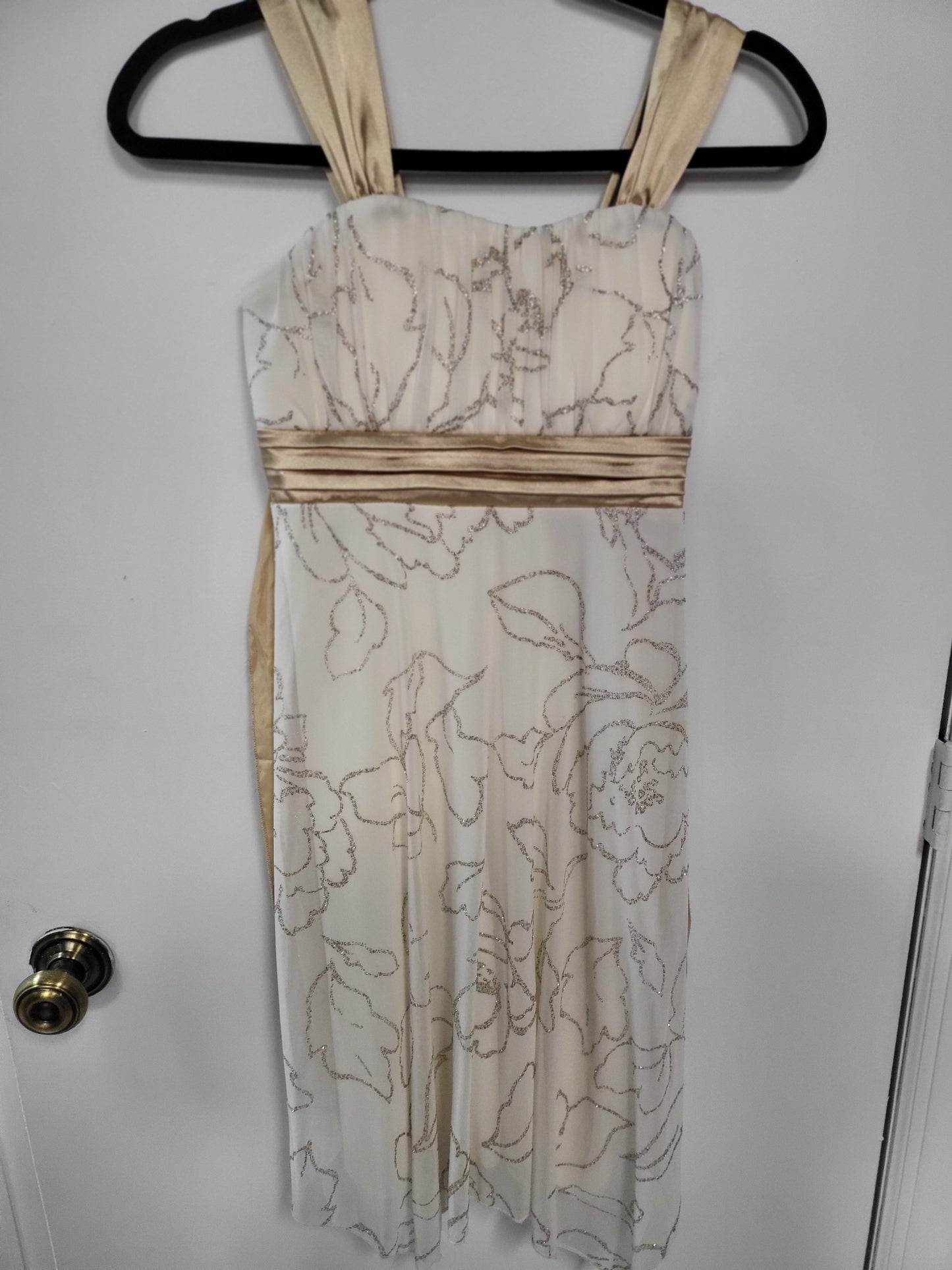 Short Cream Cocktail Dress