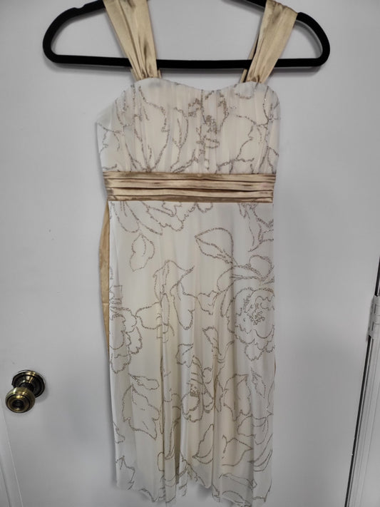 Short Cream Cocktail Dress