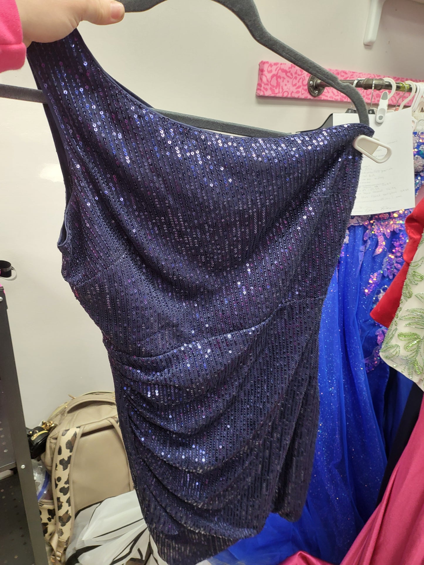 Short Navy Blue Dress