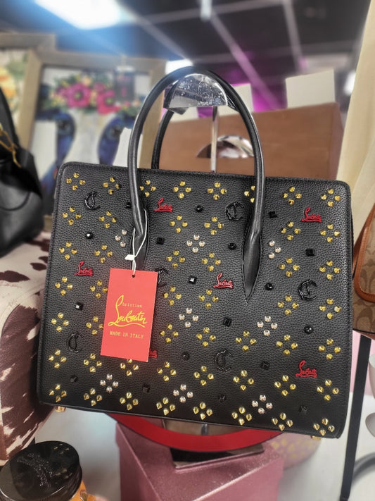 Black Stud Purse